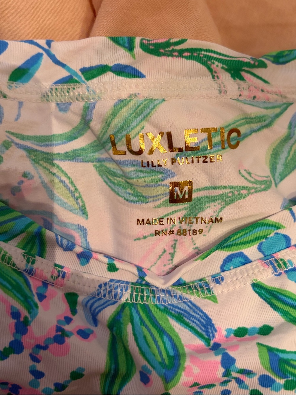 Lilly Pulitzer Luxletic Renay Tank UPF 50+ Resort White Just a Pinch Size M - Picture 7 of 7